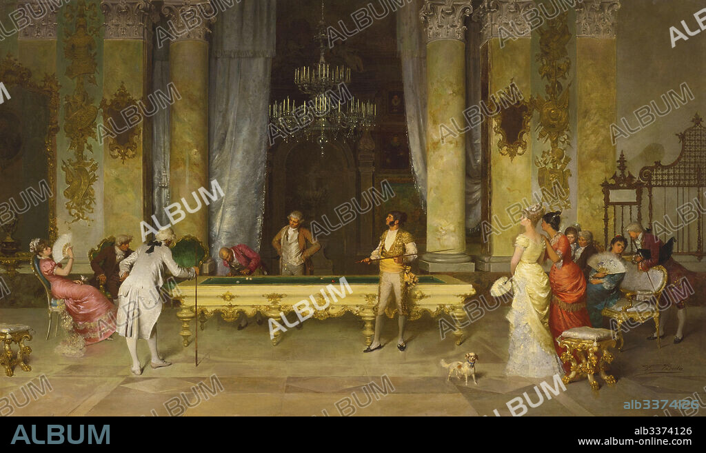 FRANCESCO BEDA. Game of Billiards.