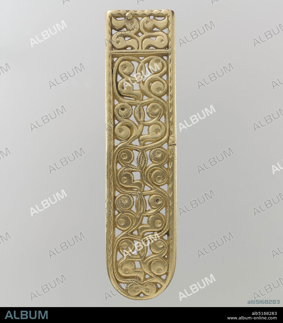Gold Belt End, Avar, 700s.