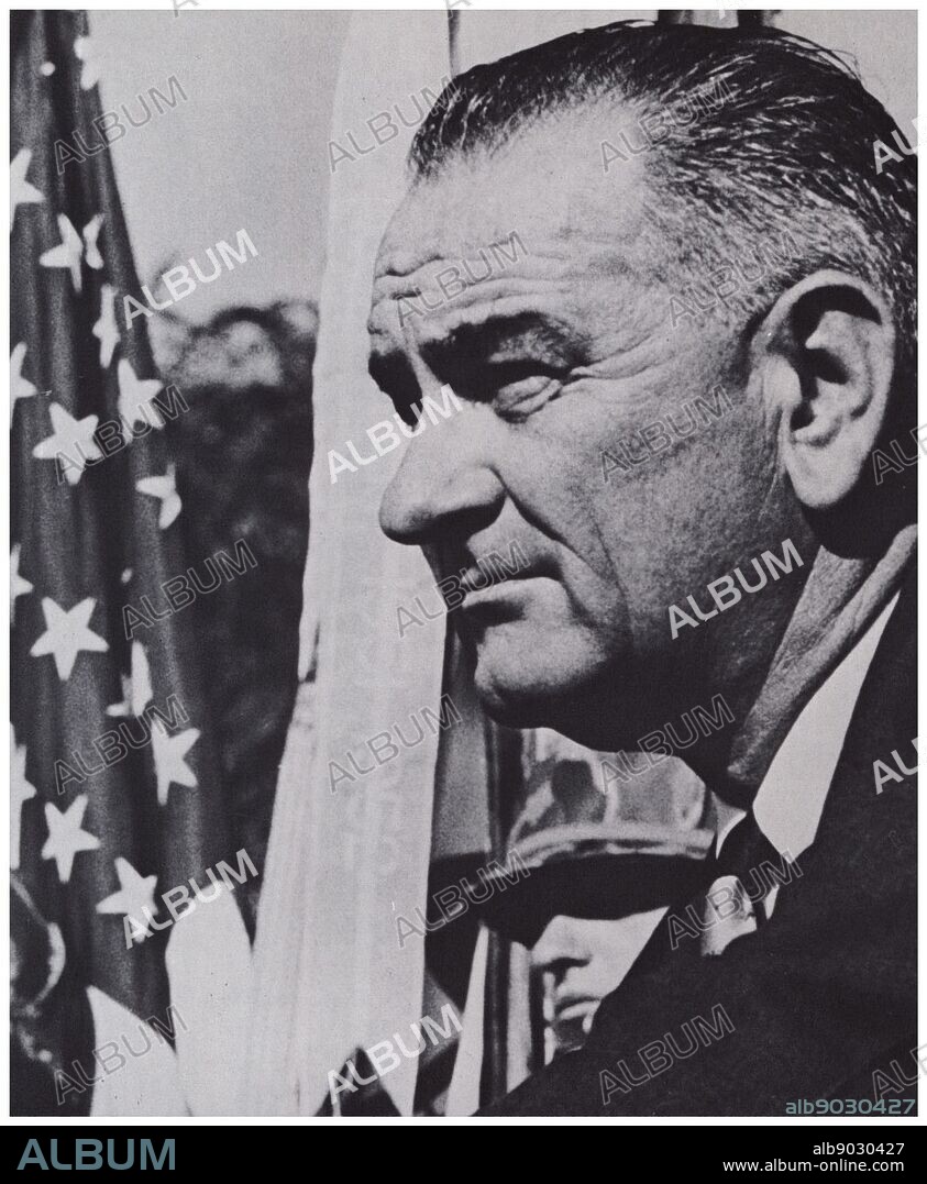 Lyndon Baines Johnson President of the USA 1963-1969.