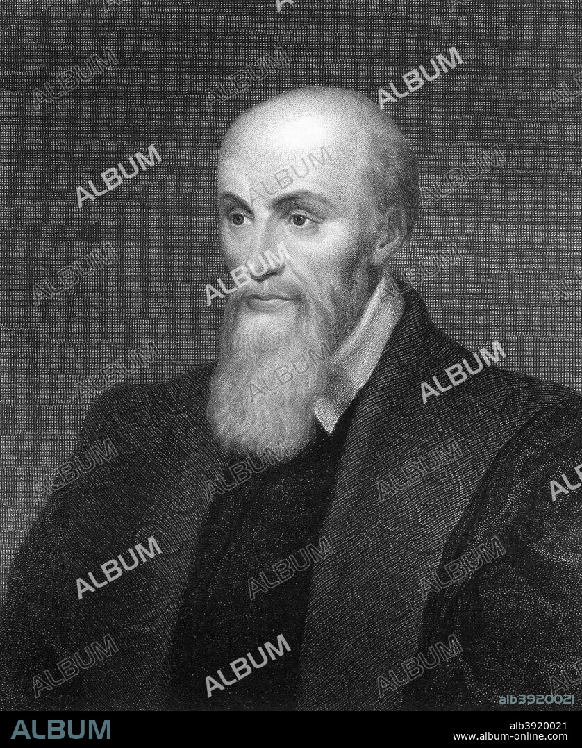 Michel de l'Hospital, 16th century French statesman, (1836). Michel de l'Hospital (c1505-1573) seved as Chancellor of France from 1560 to 1568, attempting to craft a policy of toleration towards the Huguenots as France was wracked by the early stages of the French Religious Wars.