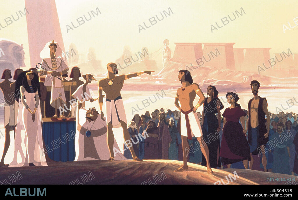 EL PRÍNCIPE DE EGIPTO, 1998 (THE PRINCE OF EGYPT), dirigida por BRENDA CHAPMAN, SIMON WELLS y STEVE HICKNER. Copyright DREAMWORKS.