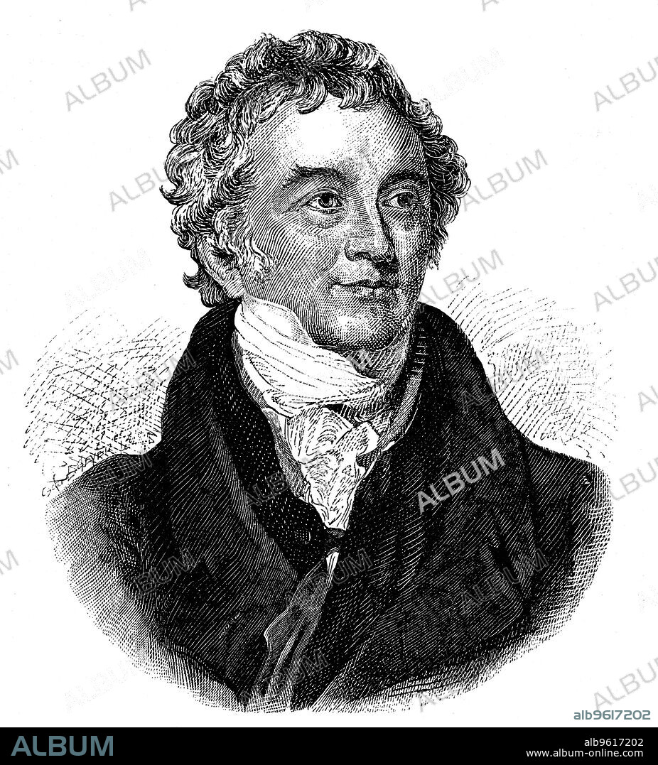 Thomas Young (1773-1829), English physicist and Egyptologist. By deciphering the Rosetta Stone, Young made possible the translation of Egyptian hieroglyphs. In physics he performed experiments which led him to the conclusion that light is made up of waves.