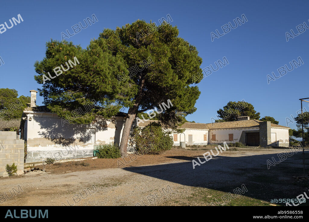 cuartel de artilleria de Cap Blanc, llucmajor, ,Mallorca, balearic islands, Spain.