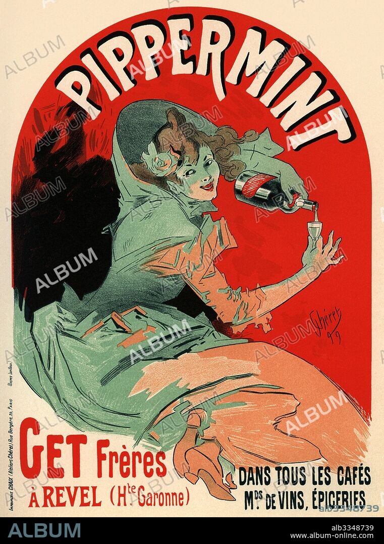 JULES CHERET. Pippermint (Advertising Poster).