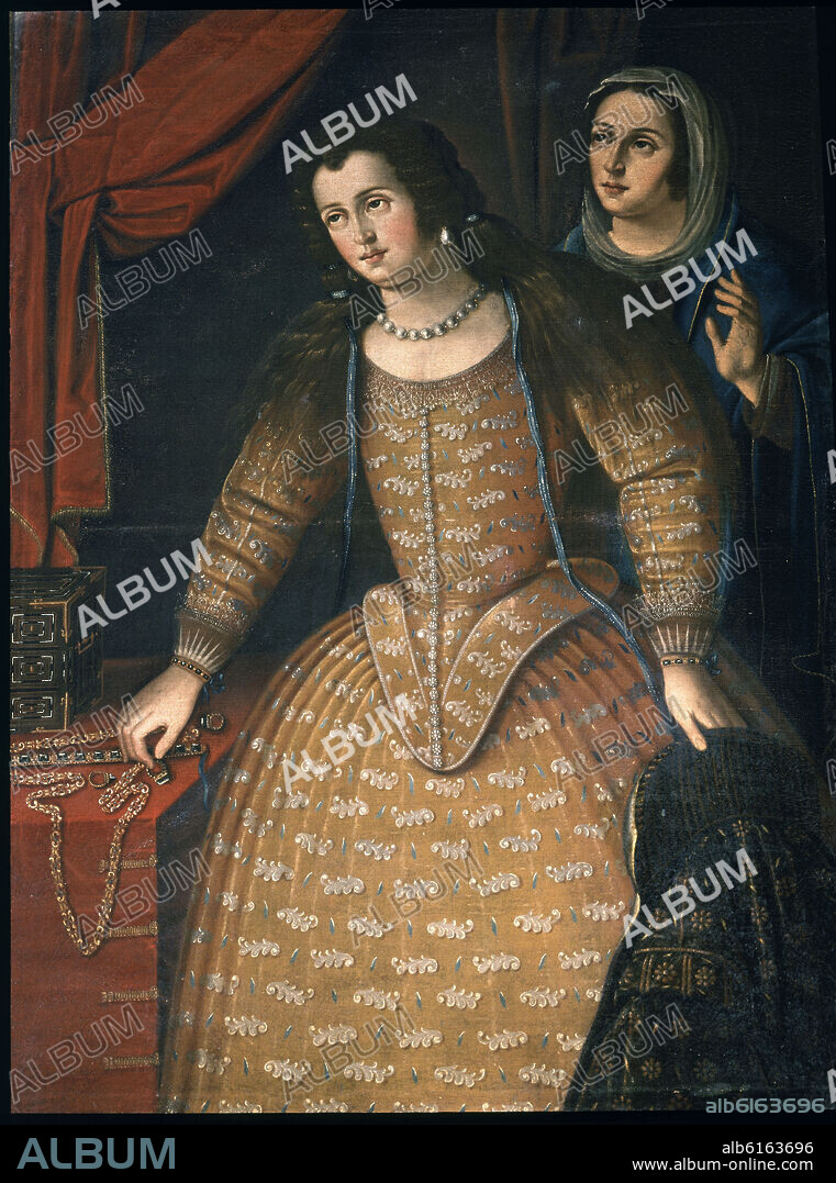 ANA HURTADO DE MENDOZA DE LA CERDA Y SILVA Y ALVAREZ DE  TOLEDO (1540-1592) - PRINCESA DE EBOLI - RENACIMIENTO ESPAÑOL.