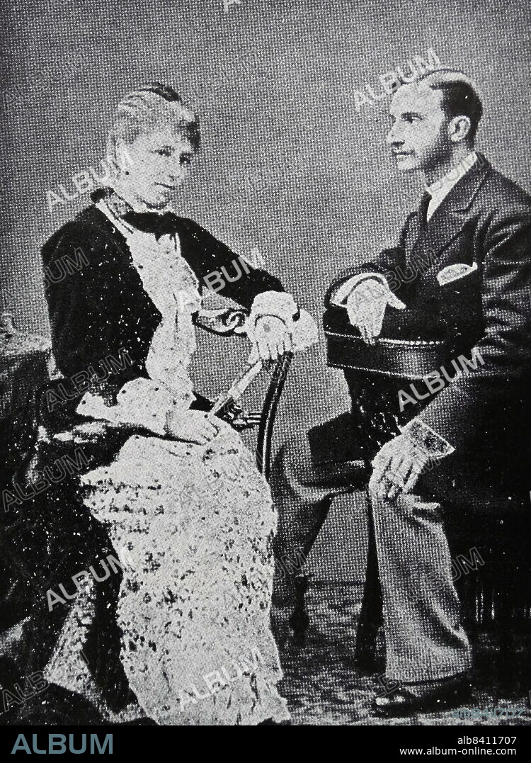 King of Spain Alfonso XII and his wife Maria Christina. Alfonso XII (Alfonso Francisco de Asis Fernando Pio Juan Maria de la Concepcion Gregorio Pelayo; 28 November 1857 - 25 November 1885), also known as El Pacificador or the Peacemaker, was King of Spain from 29 December 1874 to his death in 1885. Archduchess Maria Christina Henriette Desideria Felicitas Raineria of Austria (21 July 1858 - 6 February 1929) was the second queen consort of Alfonso XII of Spain.