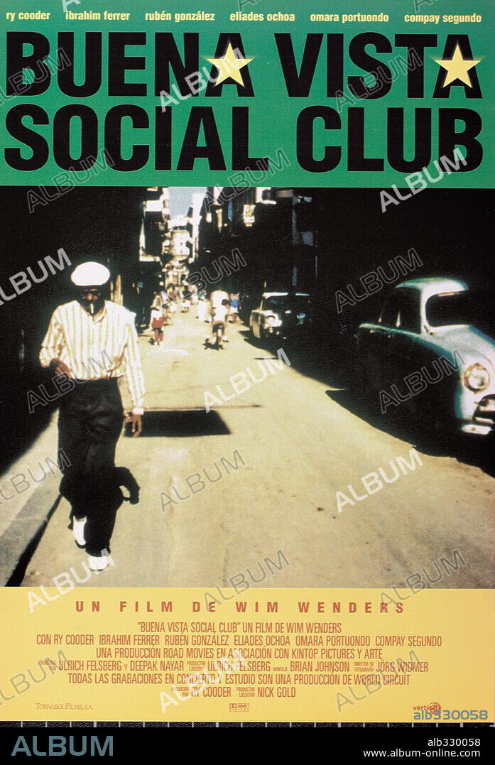 Poster of BUENA VISTA SOCIAL CLUB, 1999, directed by WIM WENDERS. Copyright TORNASOL FILMS.