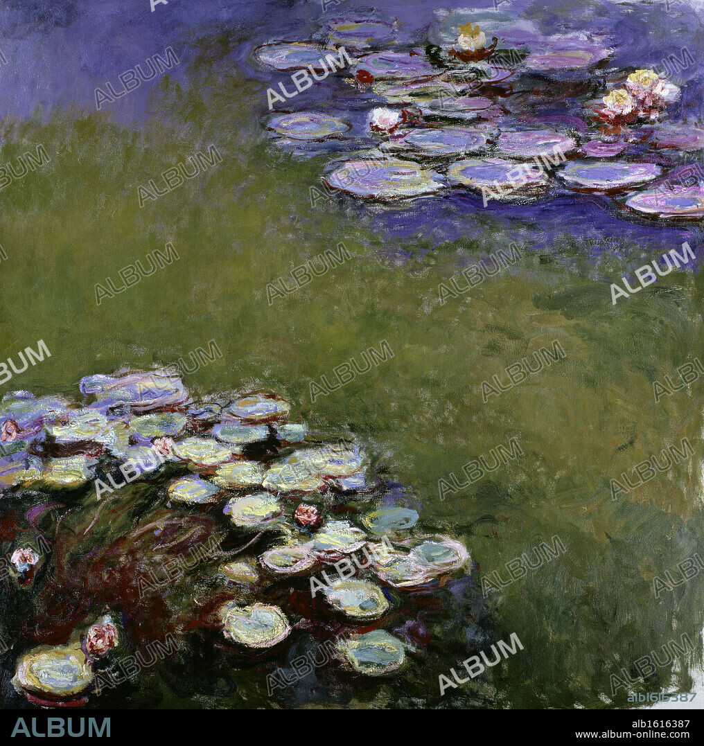 Water Lilies  (Nympheas)  Claude Monet (1840-1926/French)   Musee Marmottan, Paris.