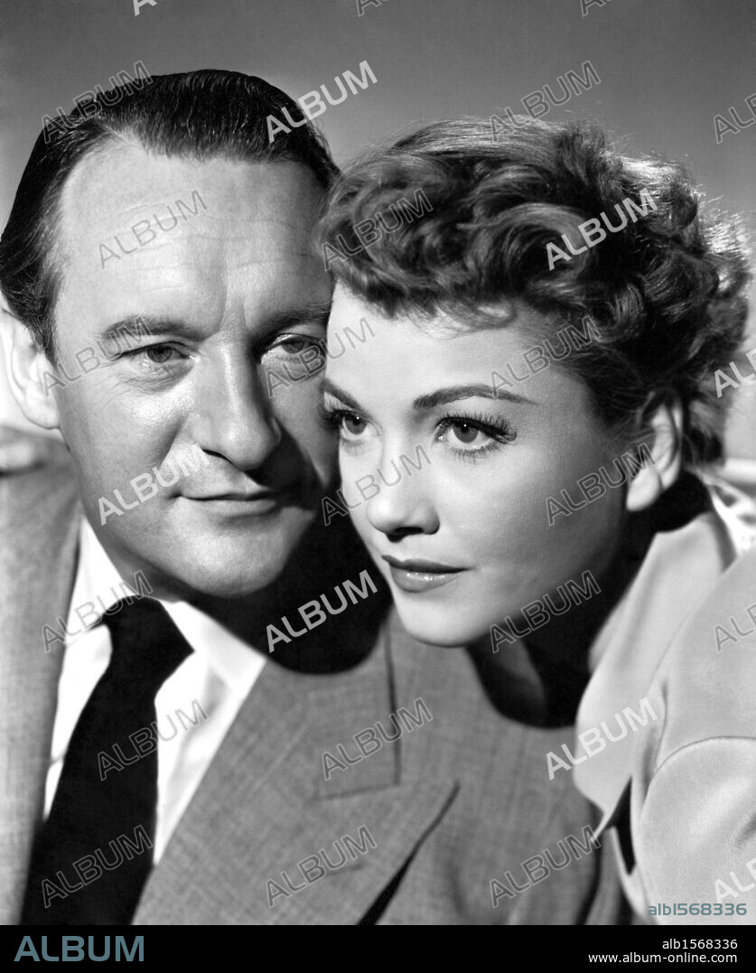 ANNE BAXTER y GEORGE SANDERS en EVA AL DESNUDO, 1950 (ALL ABOUT EVE), dirigida por JOSEPH L. MANKIEWICZ. Copyright 20TH CENTURY FOX.