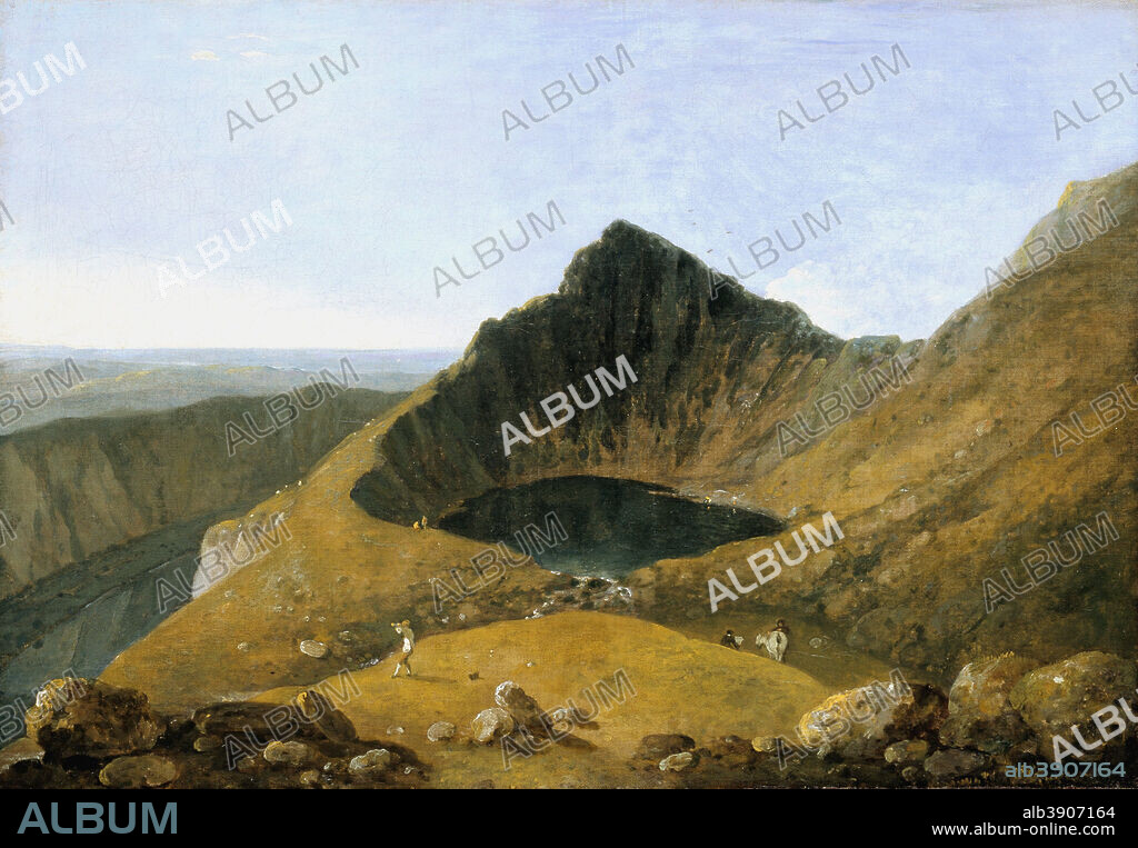 RICHARD WILSON. Llyn-y-Cau, Cader Idris. Date/Period: 1774. Painting. Oil on canvas. Height: 511 cm (16.7 ft); Width: 73 cm (28.7 in).