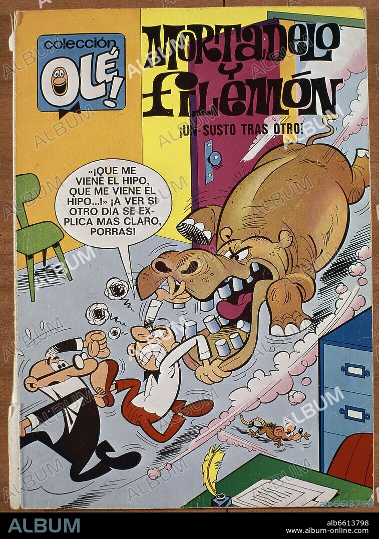 FRANCISCO IBAÑEZ TALAVERA (1936-). COMIC DE MORTADELO Y FILEMON.