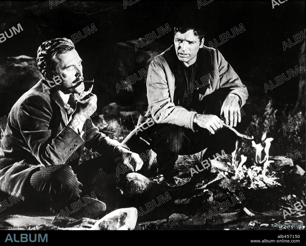 BURT LANCASTER und KIRK DOUGLAS in GUNFIGHT AT THE O. K. CORRAL, 1957, unter der Regie von JOHN STURGES. Copyright PARAMOUNT PICTURES.