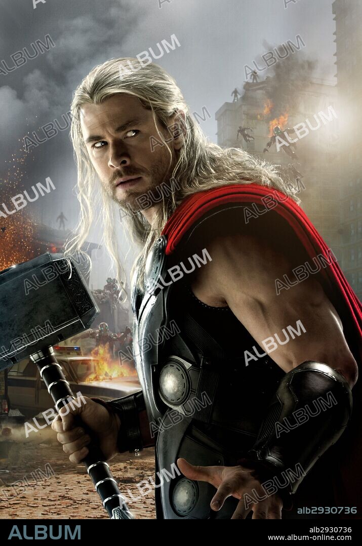 CHRIS HEMSWORTH in AVENGERS: AGE OF ULTRON, 2015, directed by JOSS WHEDON. Copyright MARVEL STUDIOS.