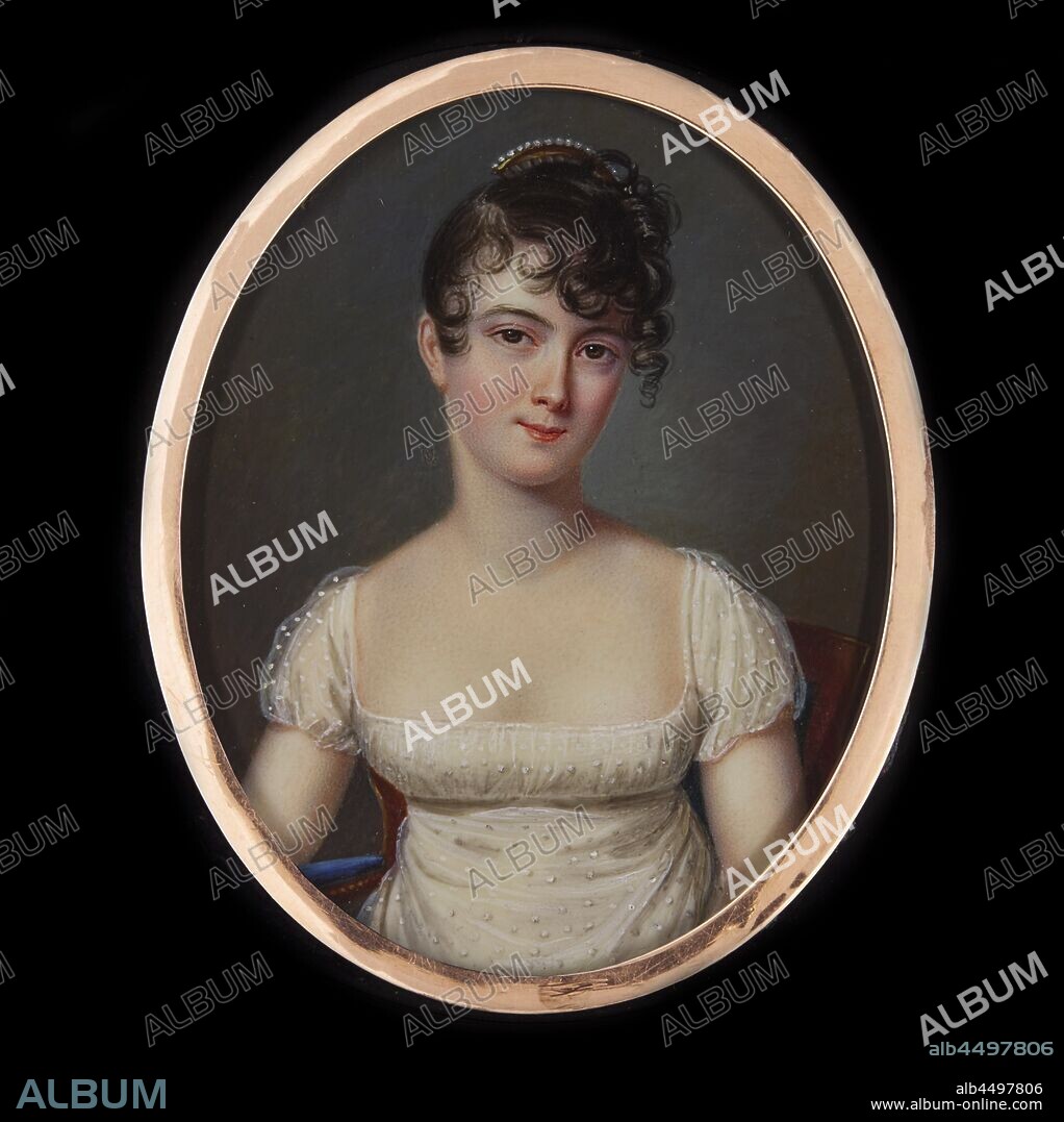 JEAN-FRANçOIS-GéRARD FONTALLARD. Portrait of Madame Récamier, née Julie Bernard (1777-1849).