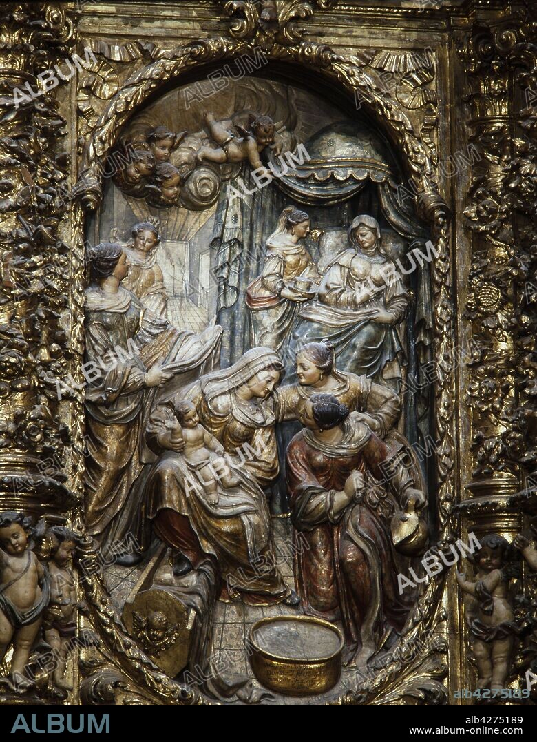 Pau Costa / Retablo mayor de la iglesia parroquial de Santa María de Arenys de Mar, 1706-1710.