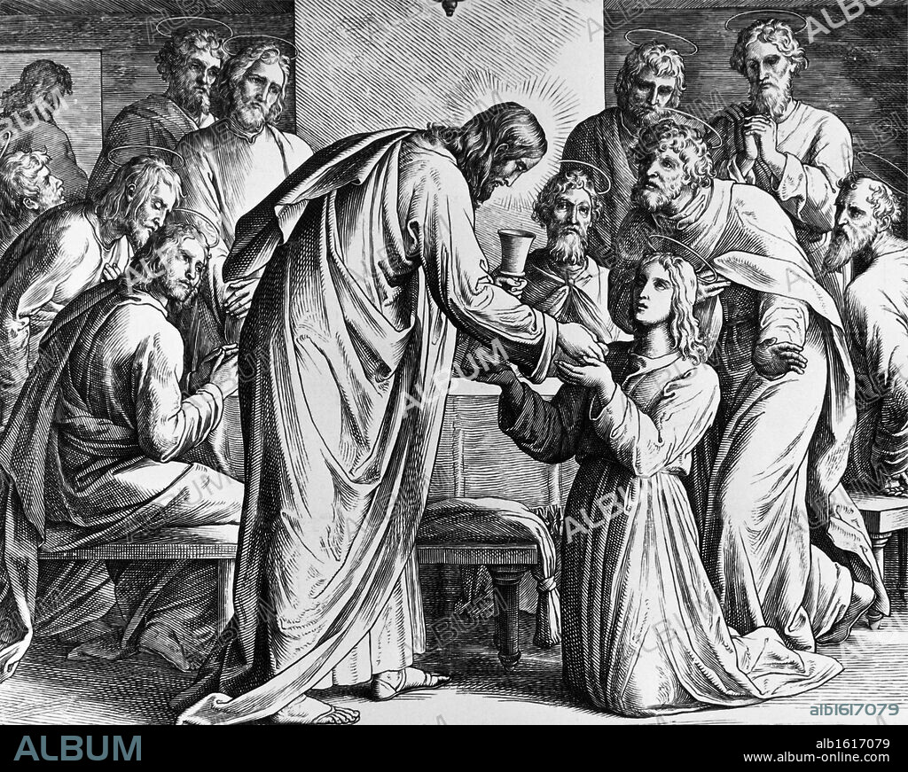 The Commencement of the Last Supper by Julius Schnorr Von Carolsfeld, 1794-1872.