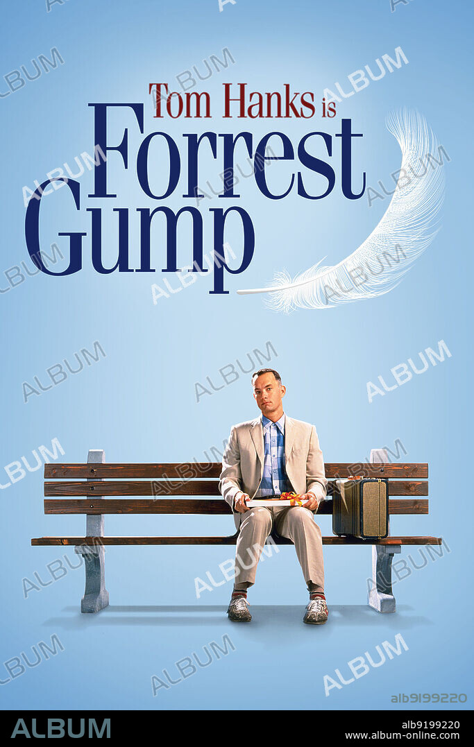 Poster of FORREST GUMP, 1994, directed by ROBERT ZEMECKIS. Copyright PARAMOUNT PICTURES.