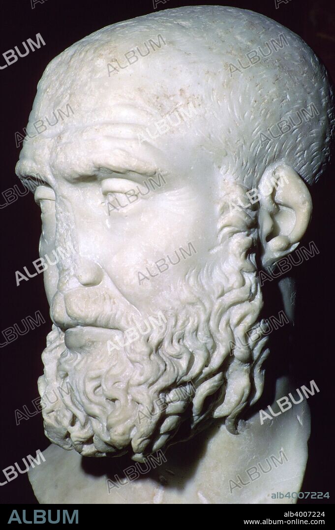 Bust of the Roman emperor Pupienus (165/70-238), who ruled in the year of the six emperors. From the Louvre's collection, 2nd century.