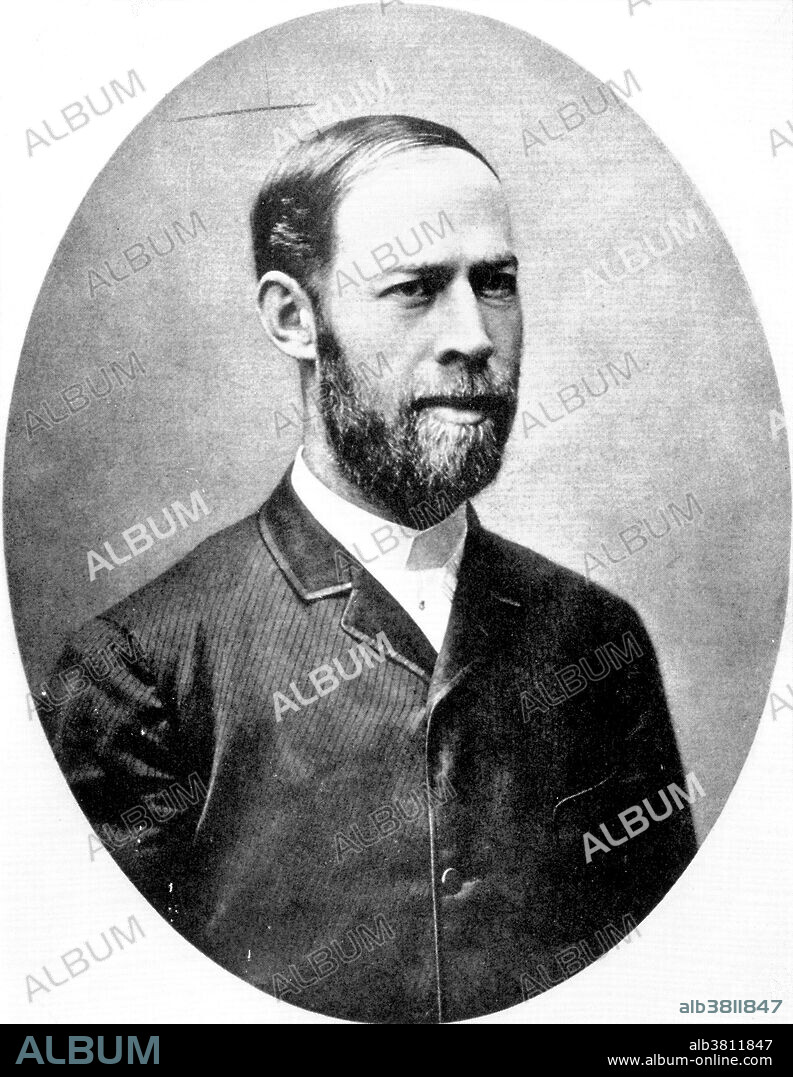 Heinrich Rudolf Hertz (February 22, 1857 - January 1, 1894) was German physicist and discoverer of radio waves. Hertz studied at Berlin, gaining his PhD in 1880. He then moved to Kiel, where he started investigations in electromagnetism. He used Maxwell's theories to construct an oscillating electrical circuit with a spark gap and proved the existence of radio waves in the late 1880s. He used two rods to serve as a receiver and a spark gap as the receiving antennae. Where the waves were picked up, a spark would jump. Hertz showed in his experiments that these signals possessed all of the properties of electromagnetic waves. With this oscillator, Hertz solved two problems. First, timing Maxwell's waves. He had demonstrated, in the concrete, what Maxwell had only theorized - that the velocity of radio waves was equal to the velocity of light (this proved that radio waves were a form of light). Second, Hertz found out how to make the electric and magnetic fields detach themselves from wires and go free as Maxwell's waves. He died from blood poisoning at the age of 36 while a professor of physics at Bonn.