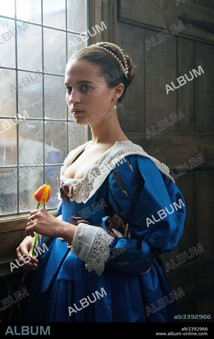 ALICIA VIKANDER dans TULIP FEVER, 2017, réalisé par JUSTIN CHADWICK. Copyright RUBY FILMS.