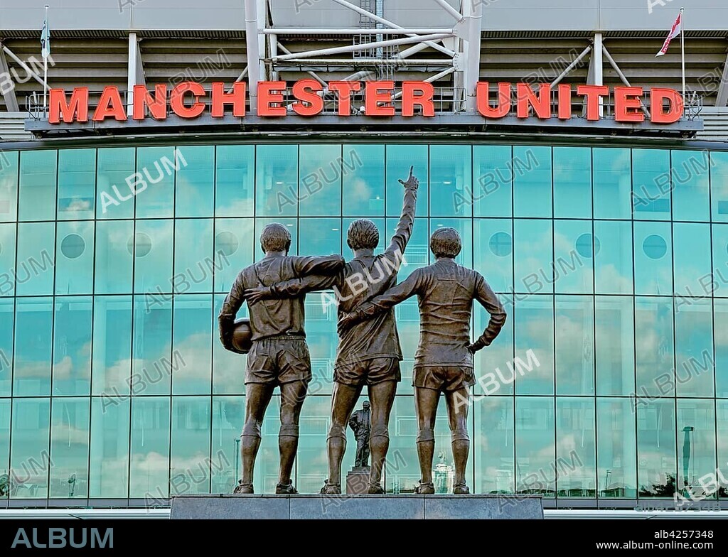 Old Trafford stadium, home to Manchester United football club, England, United Kingdom, Europe.