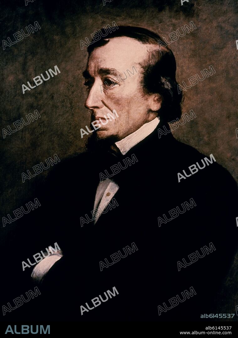 JOHN EVERETT MILLAIS. BENJAMIN DISRAELI (LORD BEACONSFIELD) - 1804-1881.