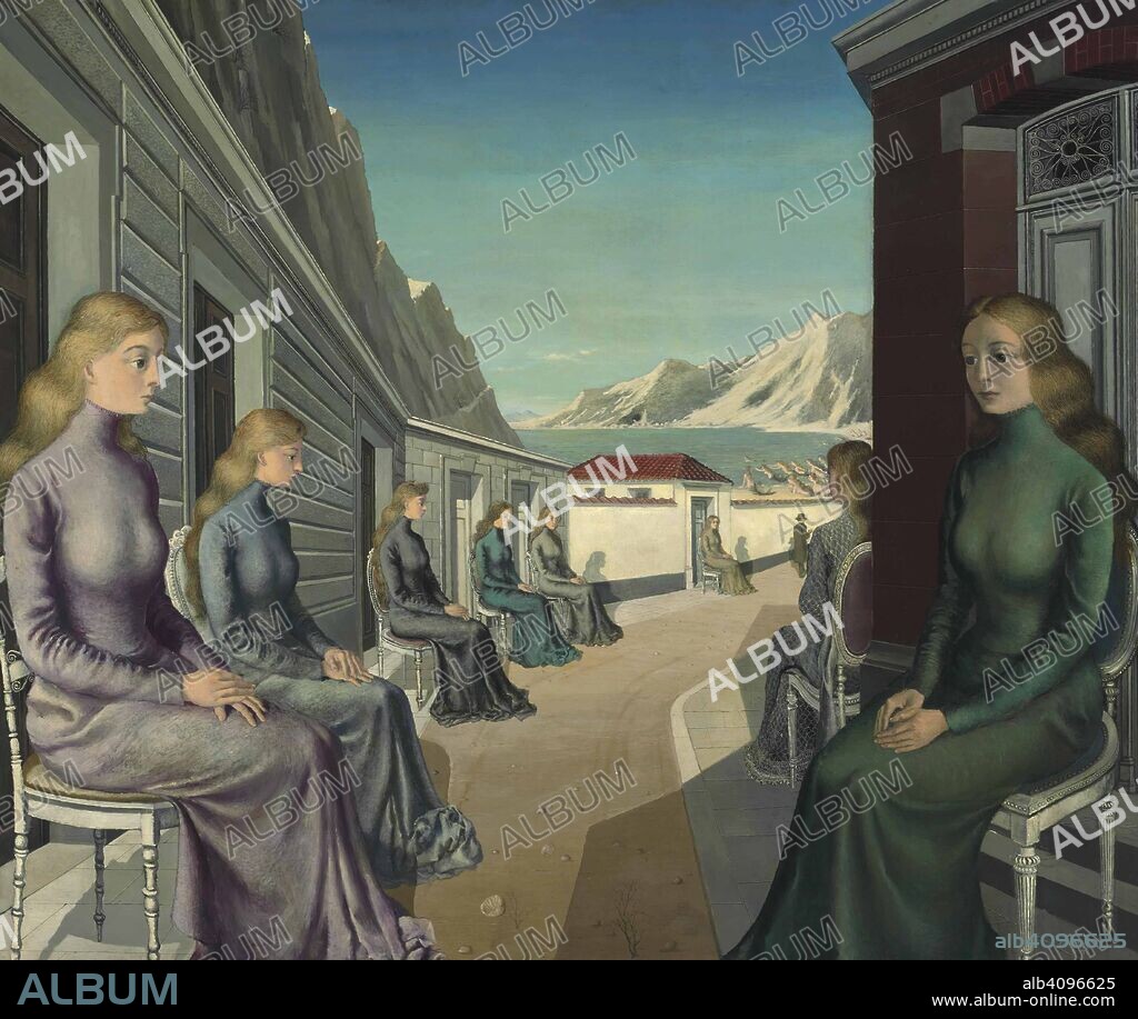 PAUL DELVAUX. Le village des sirènes.