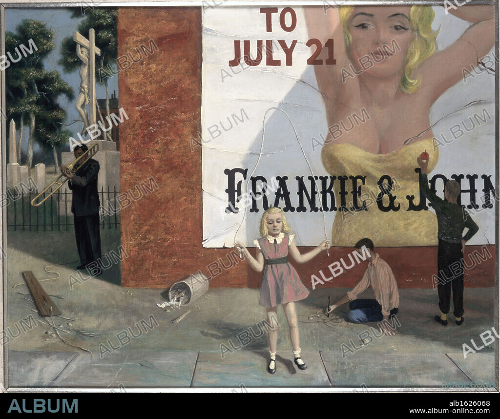 Frankie and Johnny  1947-48  Joseph Jeffers Dodge (1917-1997 American)  Oil on canvas  The Cummer Museum of Art and Gardens, Jacksonville, Florida.