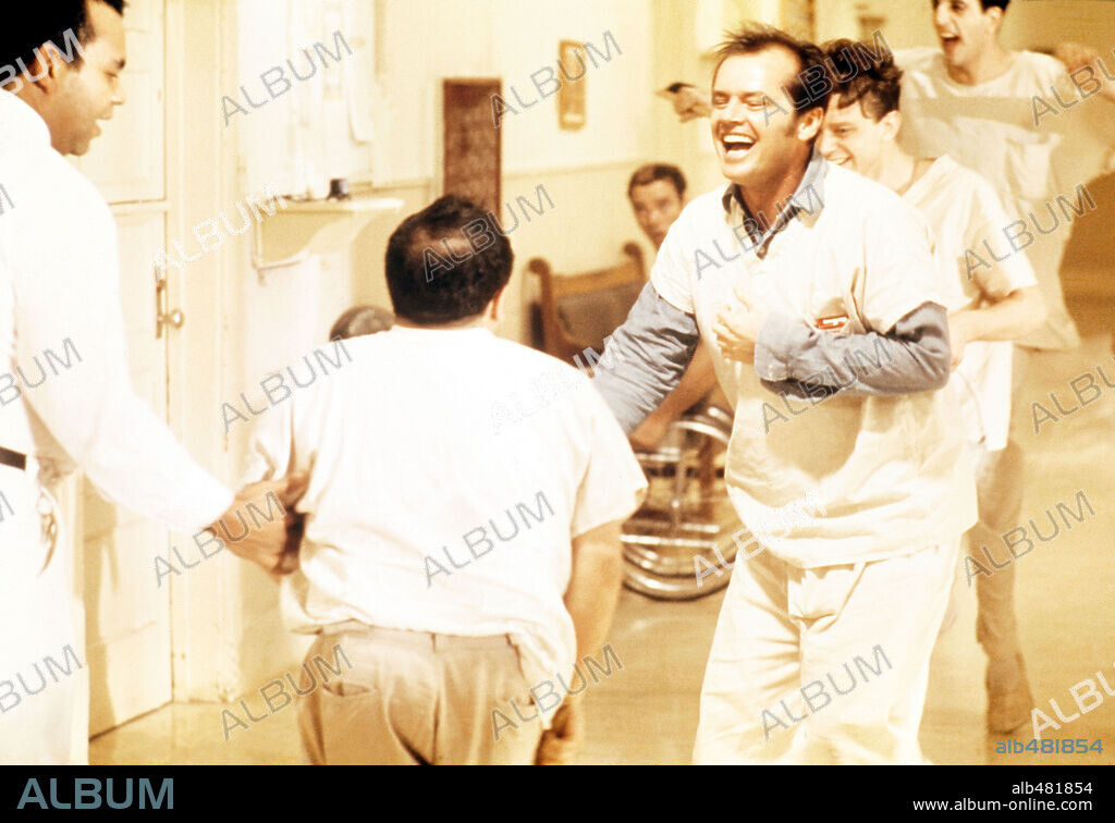 JACK NICHOLSON en ALGUIEN VOLÓ SOBRE EL NIDO DEL CUCO, 1975 (ONE FLEW OVER THE CUCKOO'S NEST), dirigida por MILOS FORMAN. Copyright UNITED ARTISTS.