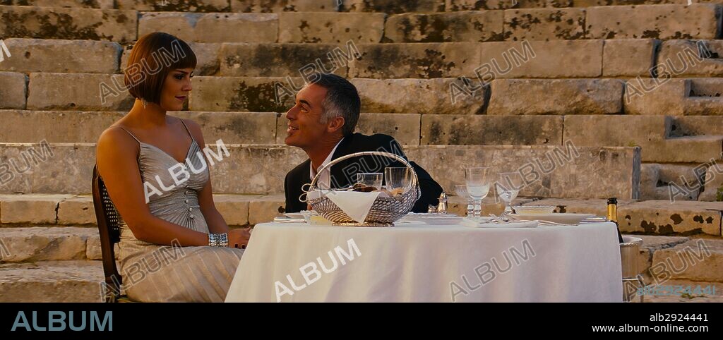 ANNABEL SCHOLEY and GREG WISE in WALKING ON SUNSHINE, 2014, directed by DANIA PASQUINI and MAX GIWA. Copyright VERTIGO FILMS/IM GLOBAL.