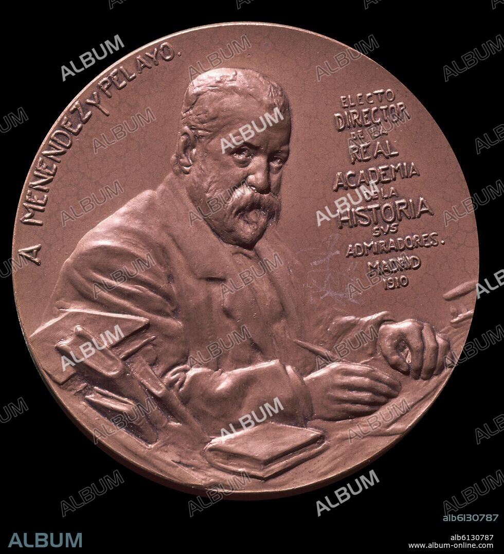 MEDALLA   MENENDEZ PELAYO.