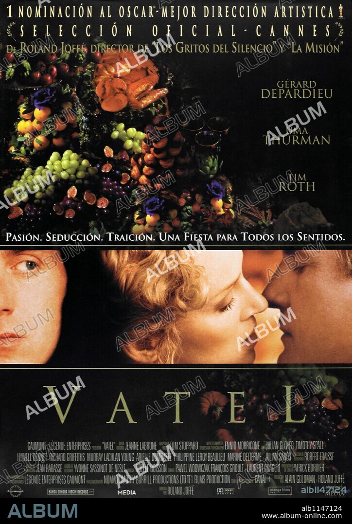 Poster de VATEL, 2000, dirigida por ROLAND JOFFE. Copyright GAUMONT.
