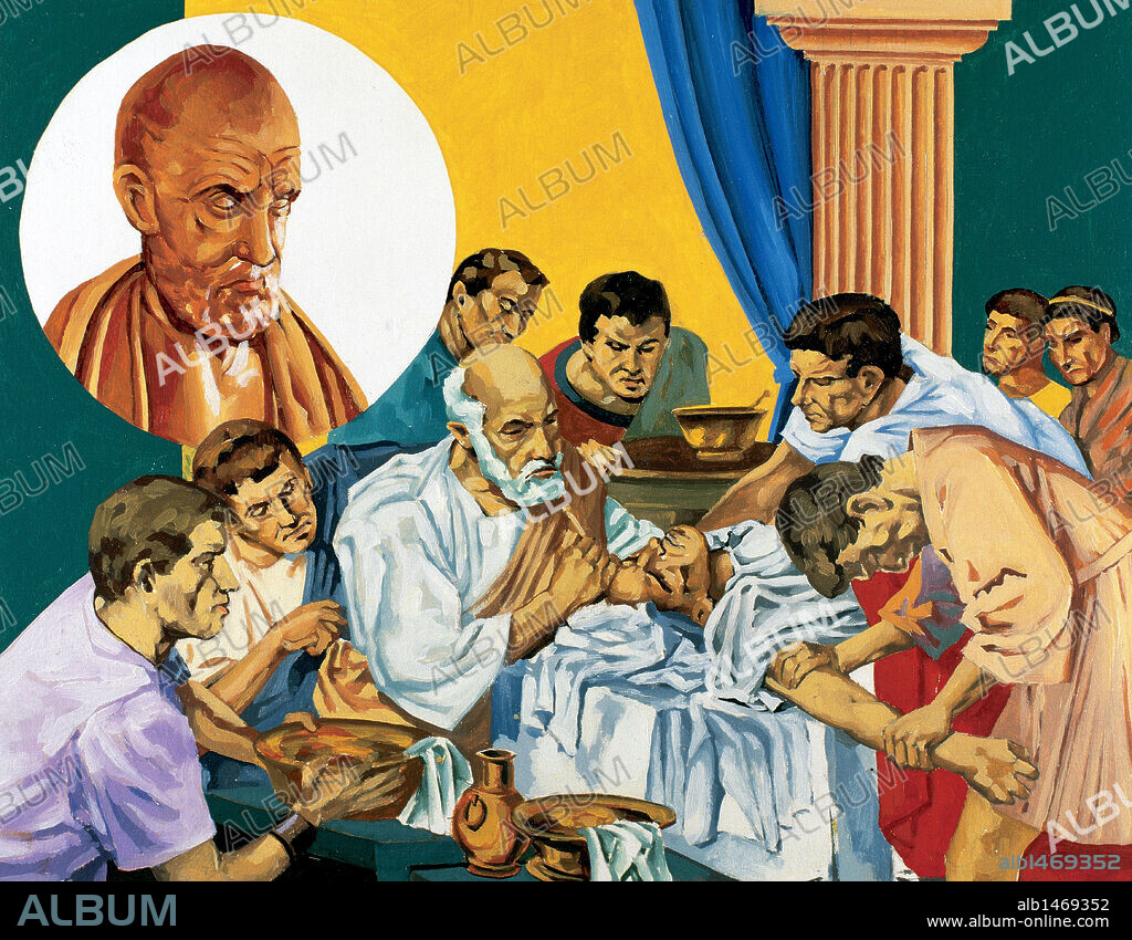 HIPOCRATES DE COS (h.460-377 aC). Médico griego, considerado "Padre de la Medicina".