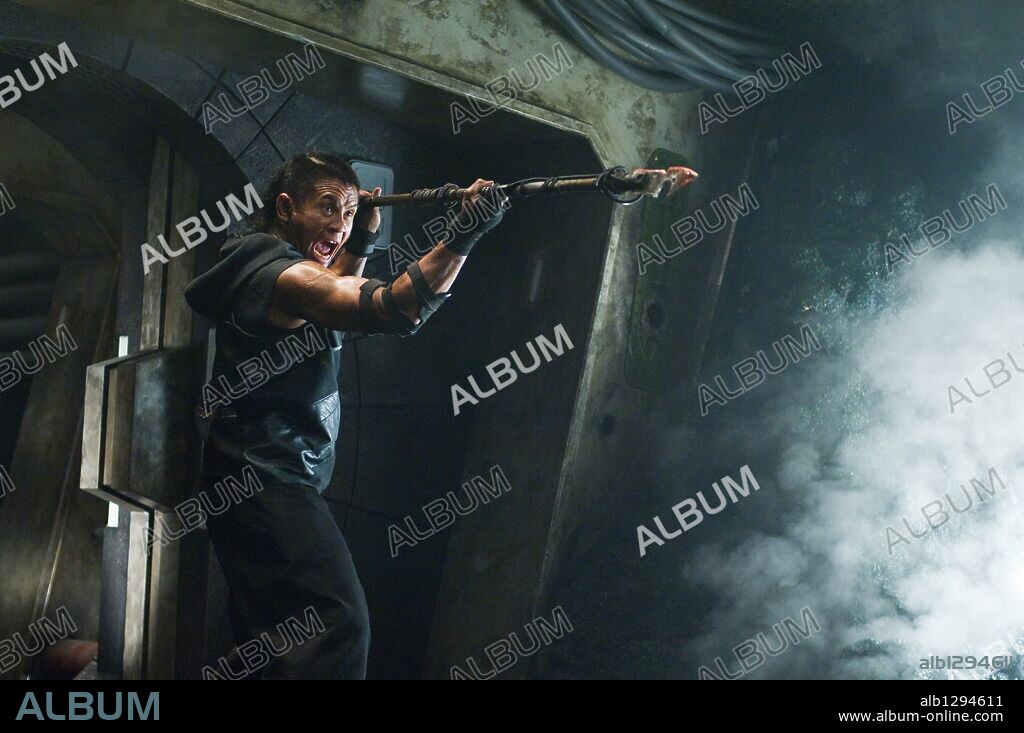 CUNG LE in PANDORUM, 2009, directed by CHRISTIAN ALVART. Copyright CONSTANTIN FILM / MAIDMENT, JAY.