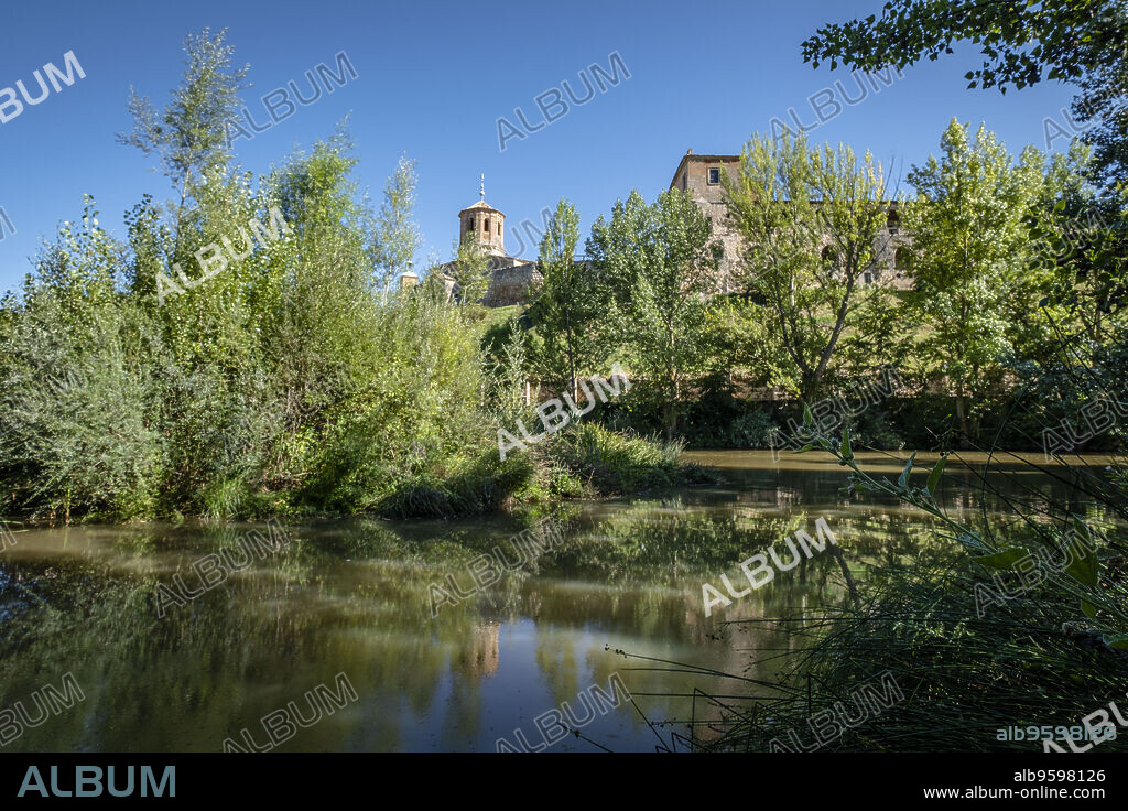 parque de la Arboleda, Almazán, Soria, comunidad autónoma de Castilla y León, Spain, Europe.