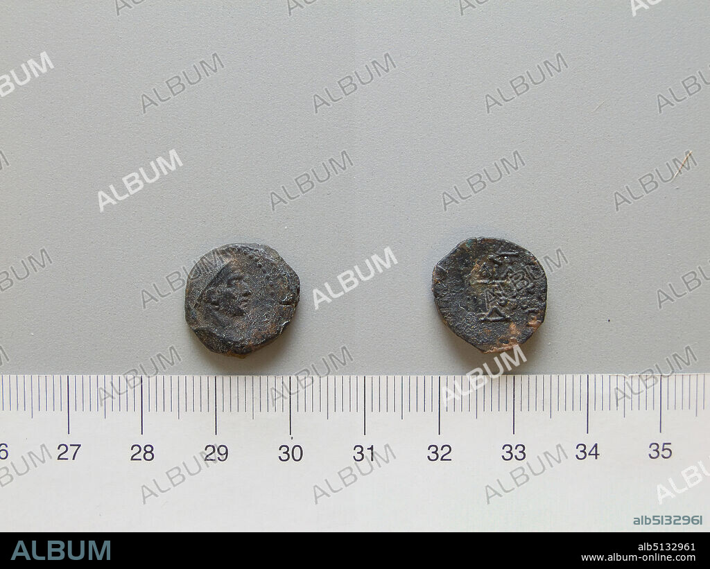 Ruler: Ajax, High Priest of Olba, A.D. 10/1114/15, Mint: Olba, Coin of Ajax, High Priest of Olba from Olba, A.D. 14/15, Copper, 4.21 g, 11:00, 16 mm, Made in Olba, Greek, 1st century A.D., Numismatics.