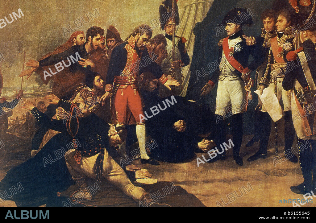 ANTOINE-JEAN GROS. R-CAPITULACION DE MADRID ANTE FUERZAS DE NAPOLEON.