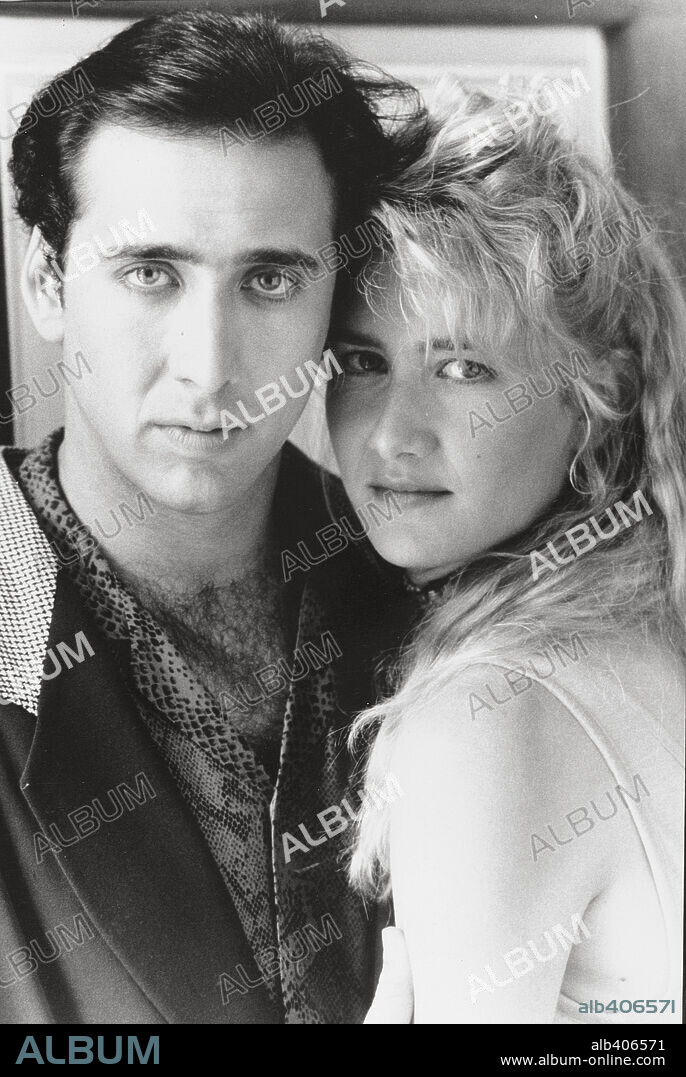 LAURA DERN y NICOLAS CAGE en CORAZÓN SALVAJE, 1990 (WILD AT HEART), dirigida por DAVID LYNCH. Copyright PolyGram Filmed Entertainment/Propaganda Films.