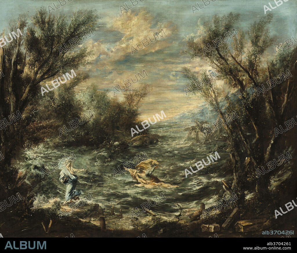 ALESSANDRO MAGNASCO. Christ at the Sea of Galilee. Dated: c. 1740. Dimensions: overall: 118.1 x 146.7 cm (46 1/2 x 57 3/4 in.). Medium: oil on canvas.