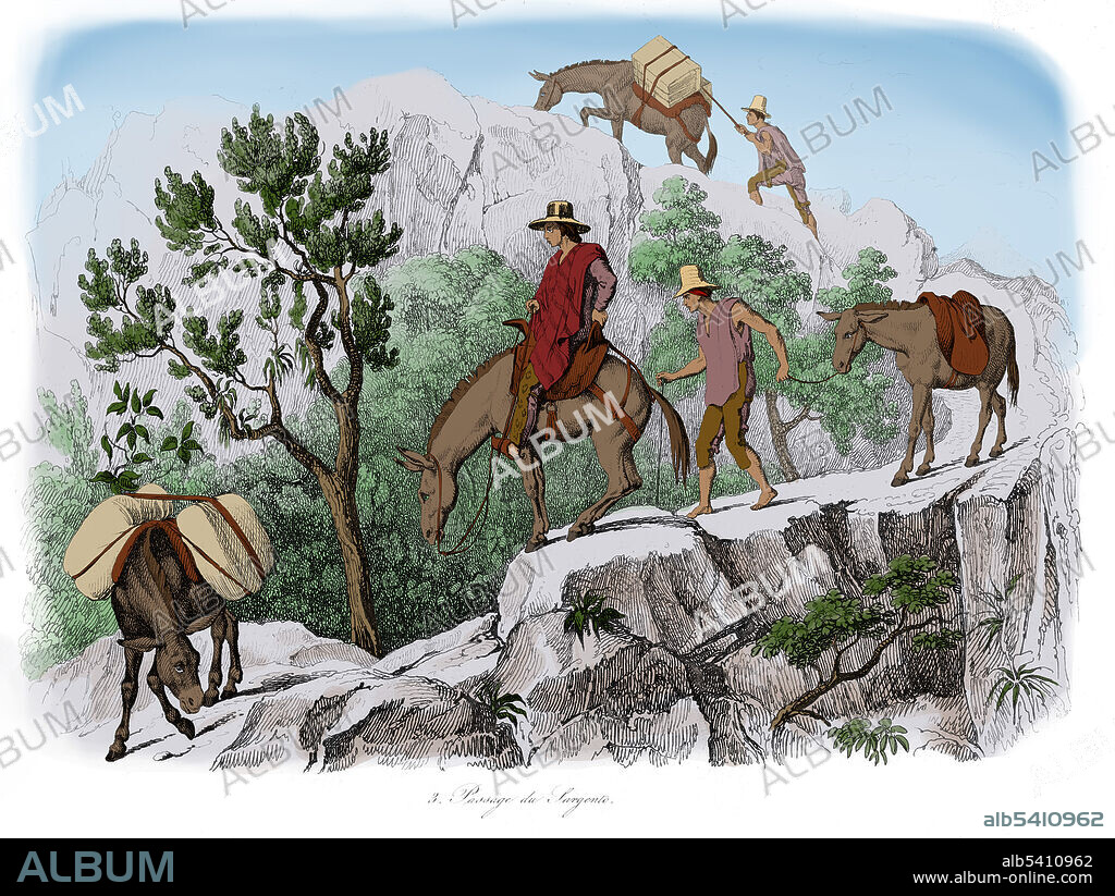 Alexander von Humboldt in the Andes, early 1800s