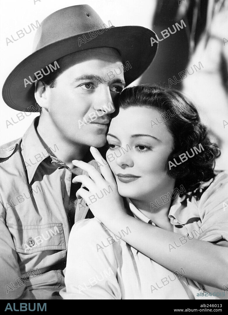 ANDREA LEEDS and DAVID NIVEN in THE REAL GLORY, 1939, directed by HENRY HATHAWAY. Copyright SAMUEL GOLDWYN/PARAMOUNT.