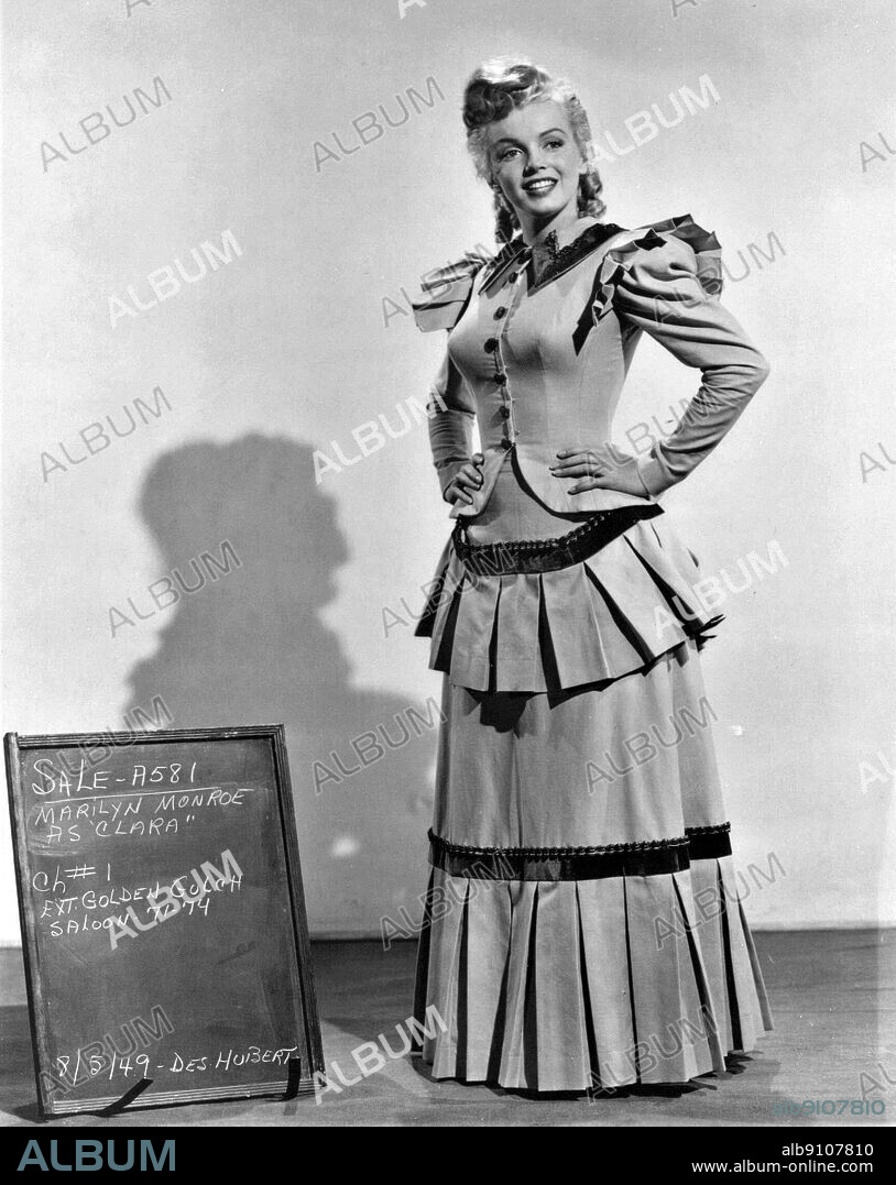 NORMA JEAN BAKER. MARILYN MONROE en BILLETE A TOMAHAWK, 1950 (A TICKET TO TOMAHAWK), dirigida por RICHARD SALE. Copyright 20TH CENTURY FOX.