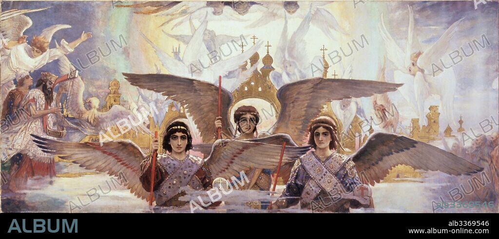 VIKTOR MIKHAYLOVICH VASNETSOV. Before the Paradies (Central part).