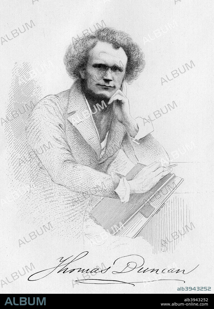 Thomas Duncan (1807-1845), Scottish artist, 19th century. From the Art Union Journal.