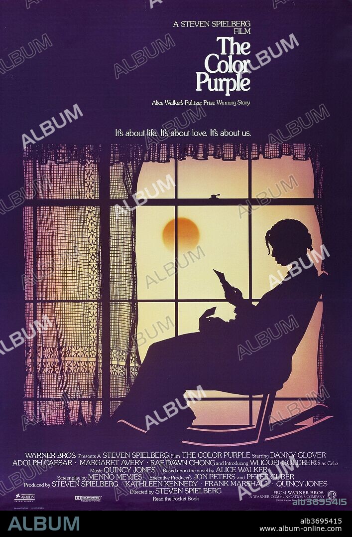 Poster of THE COLOR PURPLE, 1985, directed by STEVEN SPIELBERG. Copyright WARNER BROTHERS.