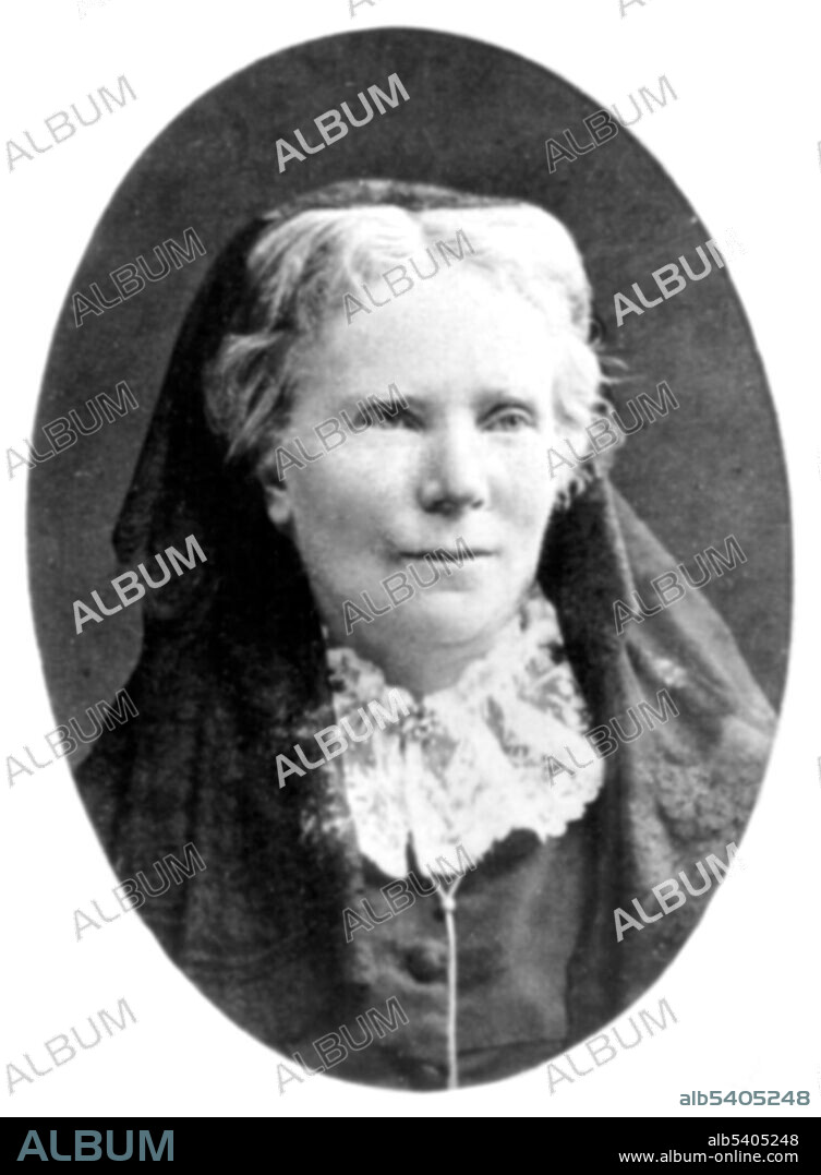 Elizabeth Blackwell (February 3, 1821 - May 31, 1910) was an English physician. Her motivation to go into medicine came after her friend fell ill and suggested that if a female doctor had cared for her, she might not have suffered so much. Blackwell began to apply to medical schools, however, she endured a lot of prejudice due to her gender. She was rejected from all the medical schools she applied to except Geneva Medical College. In 1847 Blackwell became the first woman to attend medical school in the United States. Her thesis on typhoid fever published in the Buffalo Medical Journal right after she graduated from college in 1849. This article was the first medical article published by a female student from the United States. When the American Civil War broke out, the Blackwell sisters aided in nursing efforts. Blackwell sympathized heavily with the North due to her abolitionist roots, and even went so far as to say she would have left the country if the North had compromised on the subject of slavery. Elizabeth Blackwell played an important role in both the United States and the United Kingdom as a social and moral reformer. She  thought courtship games were foolish early in her life, prized her independence, and never married. In 1907, Blackwell fell down a flight of stairs, and was left almost completely mentally and physically disabled. She died in 1910 at the age of 89. No photographer credited, 1877.
