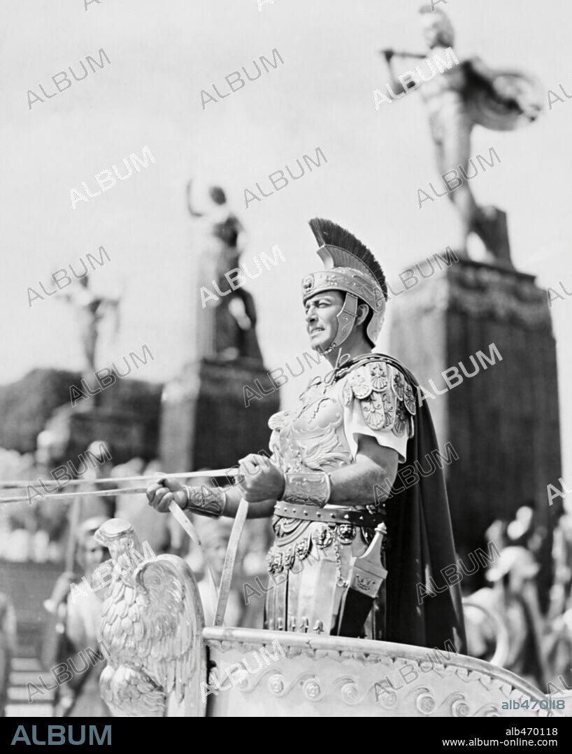 ROBERT TAYLOR en QUO VADIS, 1951, dirigida por MERVYN LEROY. Copyright M.G.M.