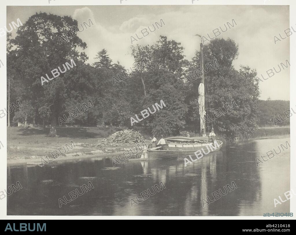 The River Bure at Coltishall. Peter Henry Emerson; English, born Cuba, 1856-1936. Date: 1886. Dimensions: 21.5 × 29 cm (image/paper); 28.5 × 41 cm (album page). Platinum print, pl. XXIII from the album "Life and Landscape on the Norfolk Broads" (1886), edition of 200. Origin: England.