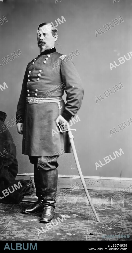 Gen. Irvin McDowell, between 1855 and 1865. [Union Army officer during the American Civil War: blamed for contributing to the defeat of United States troops at the Second Battle of Bull Run].