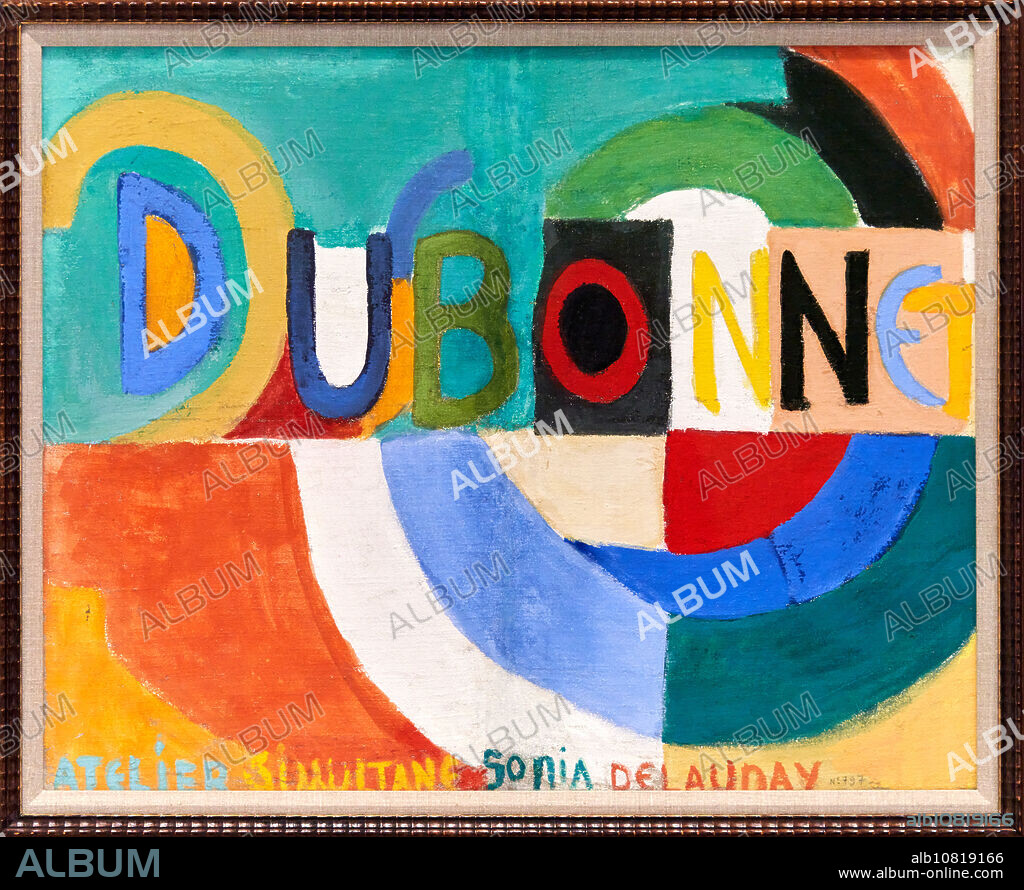 Dubonnet, 1914, Sonia Delaunay (1885-1979), Thyssen Bornemisza Museum, Madrid, Spain, Europe.